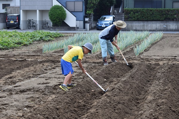 子供も土寄せ